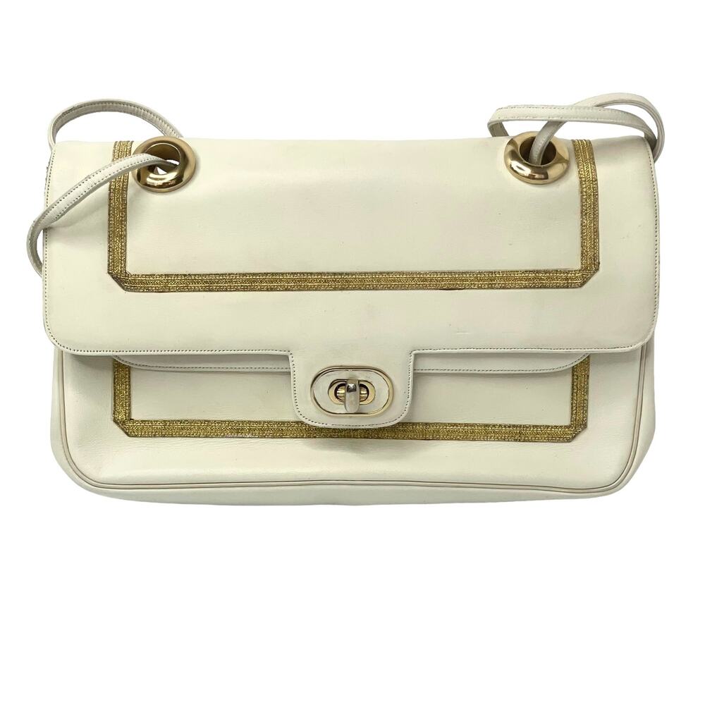 Judith Lieber Vintage Leather Shoulder Bag (Rare)